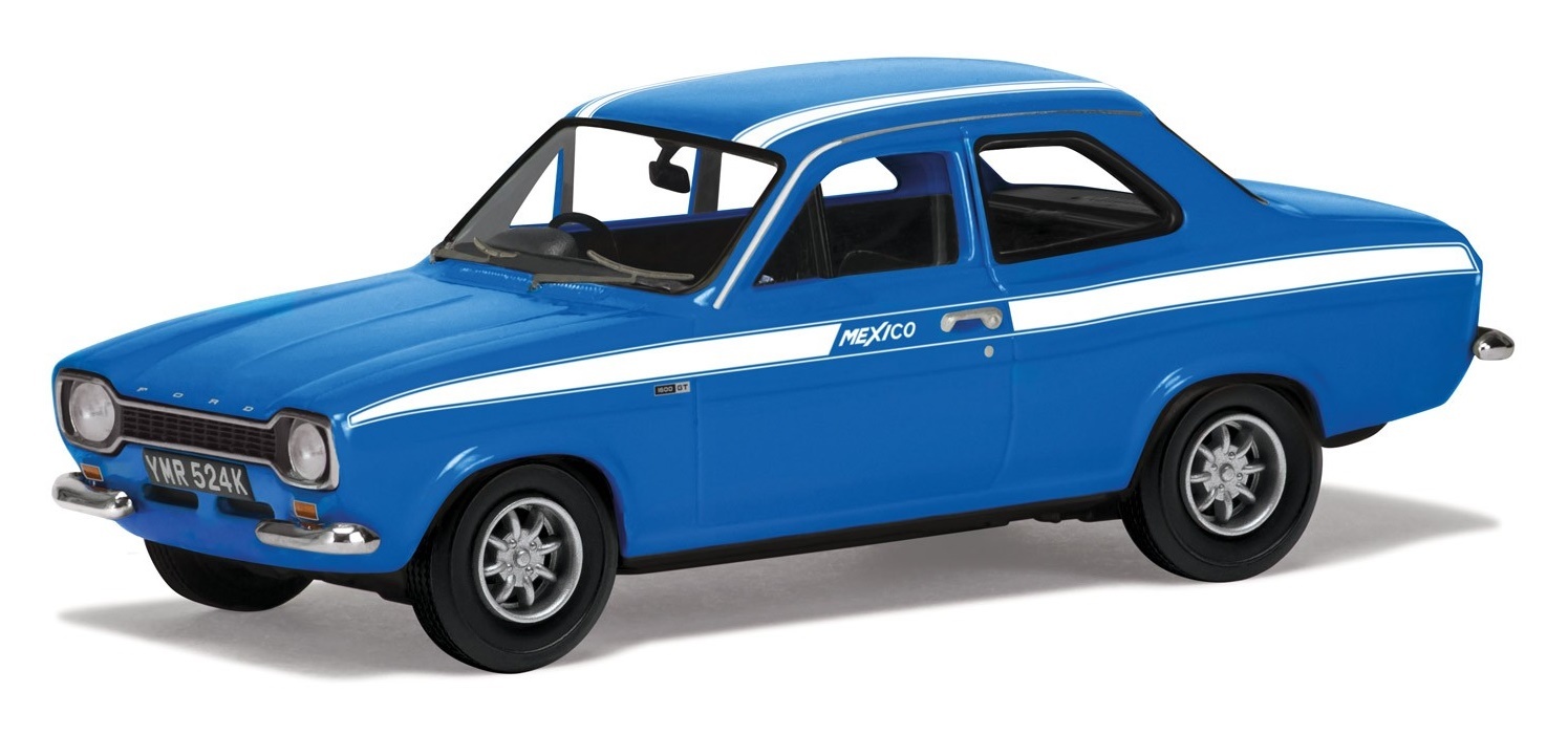 Corgi: 1/43 Ford Escort Mk1 Mexico "Electric Monza Blue" - Diecast Model image