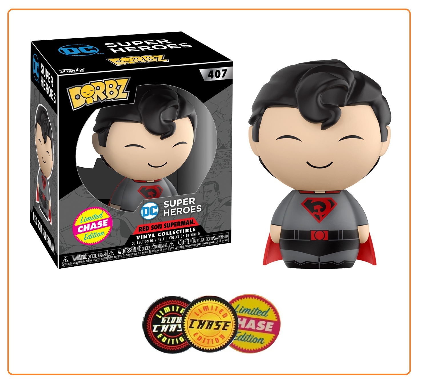 DC Comics - Superman Dorbz Vinyl Figure (with a chance for a Chase version!) image