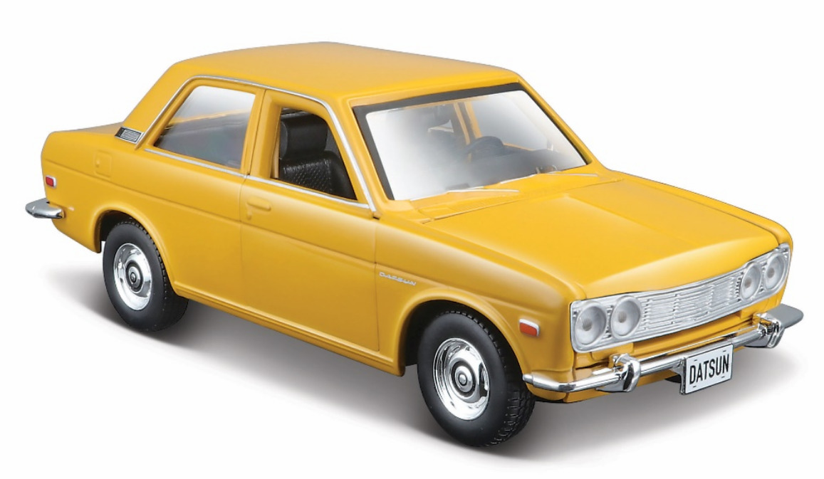 Maisto: 1:24 Die-Cast Vehicle - 1971 Datsun 510 (Yellow) image