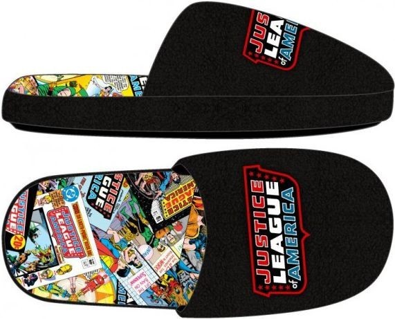 Justice League: Comic Sublimated - Slide Slippers (M)