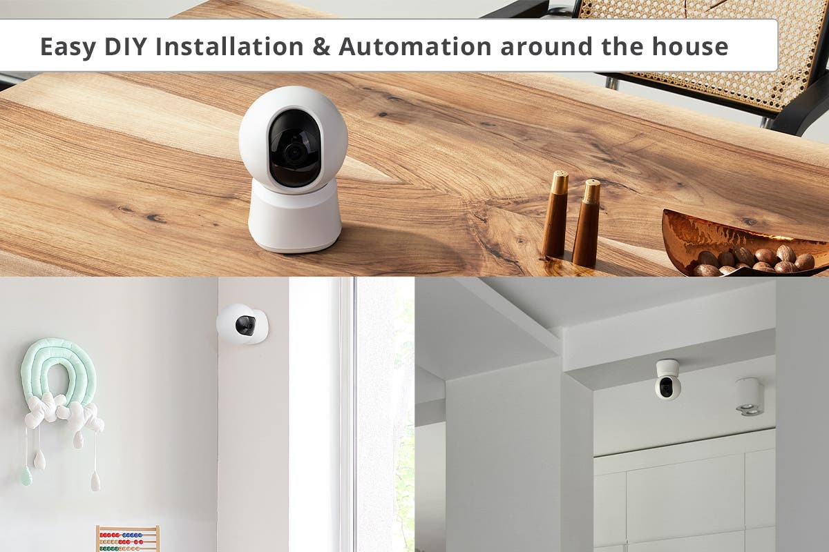 Kogan SmarterHome 1296p Pan & Tilt Motion Tracking Security & Pet