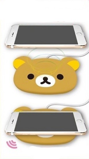 Wireless Smartphone Charger: Rirakkuma