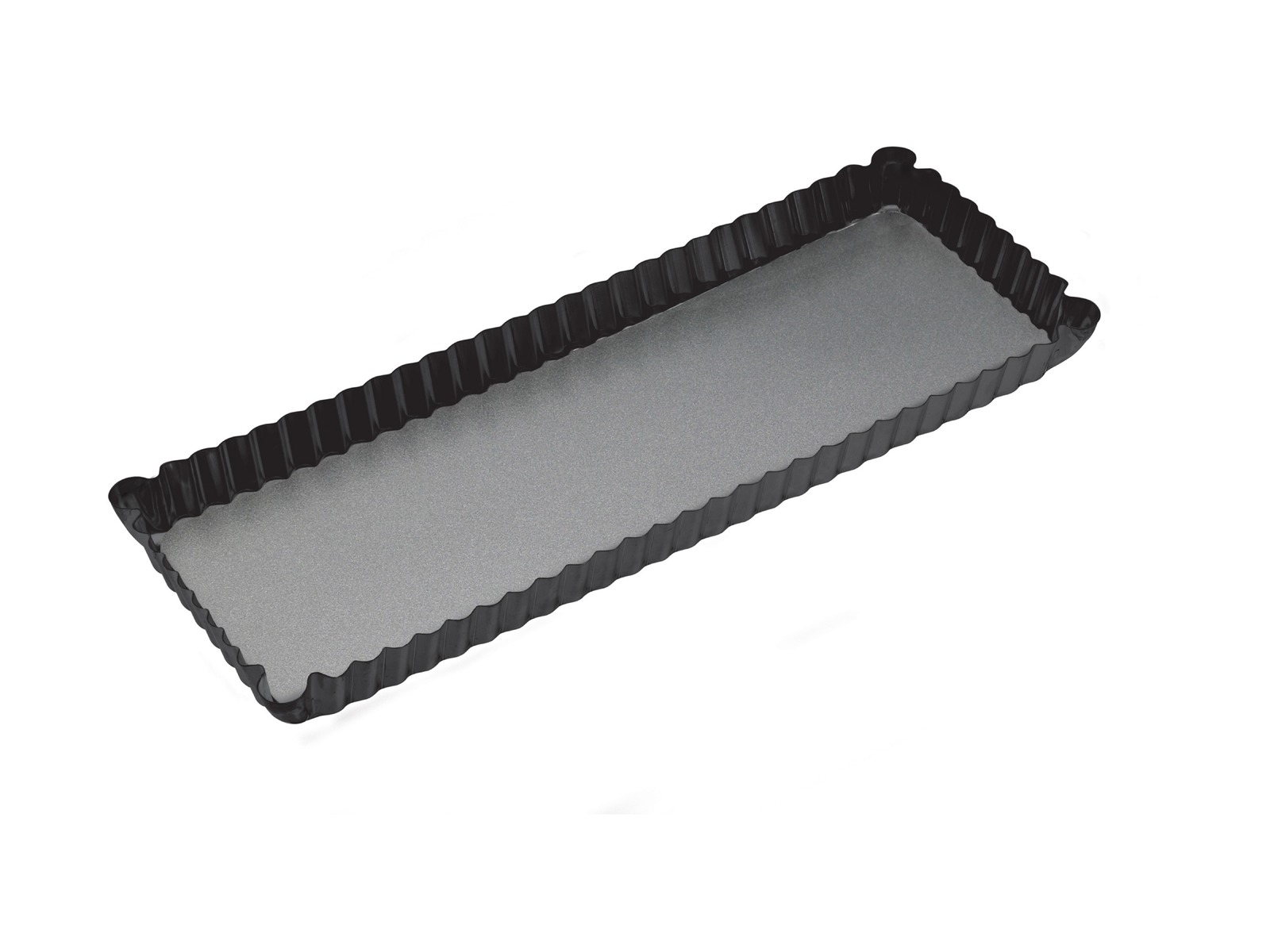 MasterCraft: Non-Stick Loose Base Fluted Rectangular Flan/Quiche Pan (36x13cm)