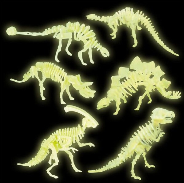 Dinosaur Glow Kits - 3D Puzzle (Assorted Designs) image