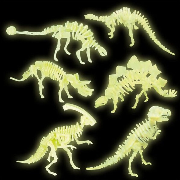 Dinosaur Glow Kits - 3D Puzzle image