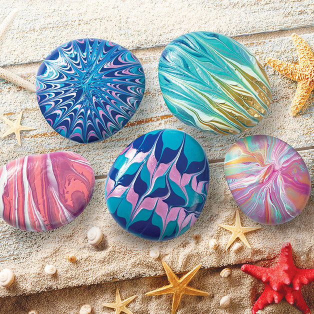 Buy Craft Maker Paint Pour Rock Art Kit at Mighty Ape NZ