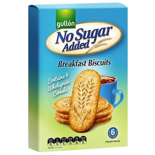 Gullon No Added Sugar Natural Breakfast Biscuits (220g) at Mighty Ape NZ