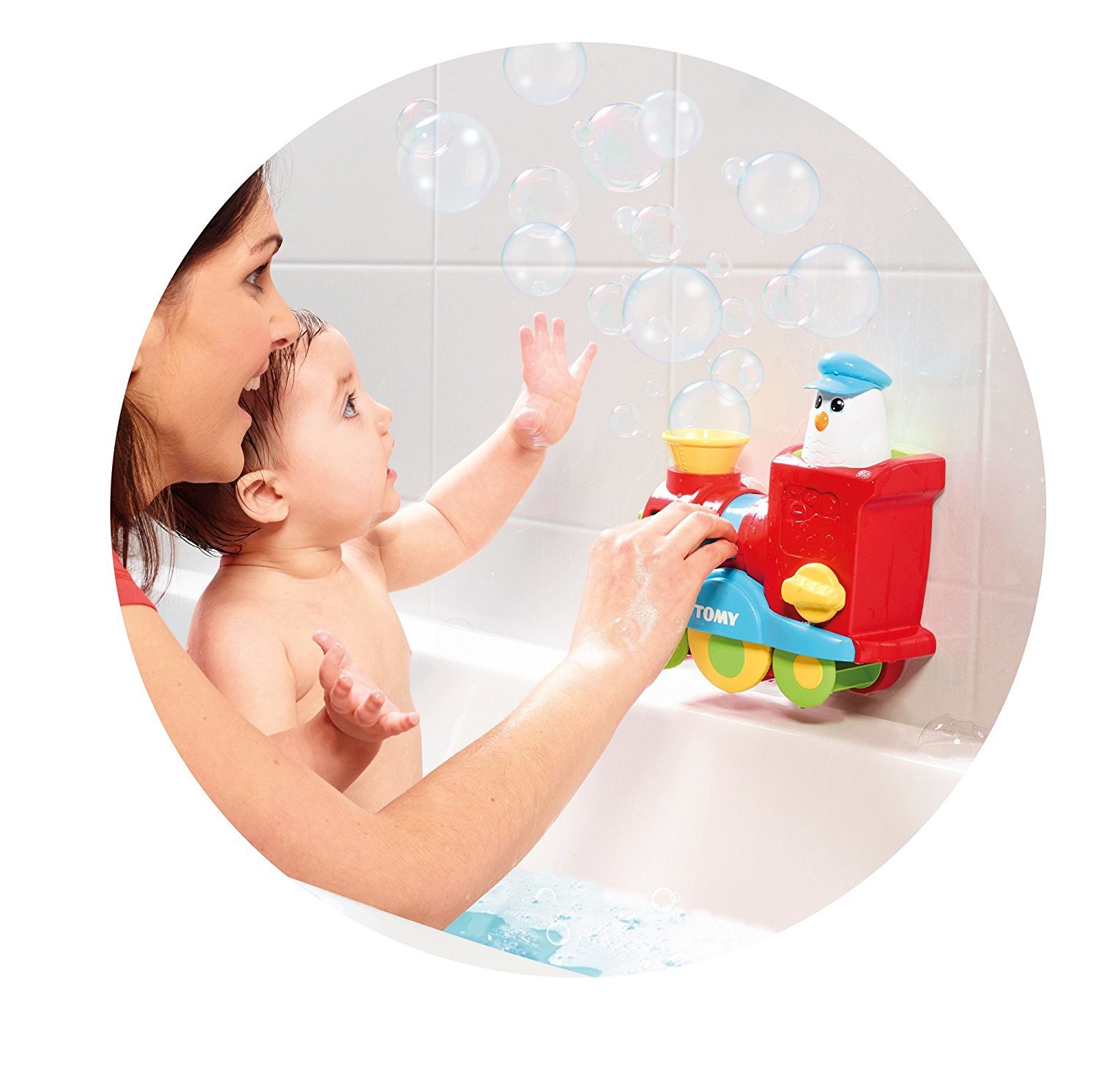 Tomy Toomies: Bubble Blast Train - Bath Toy image