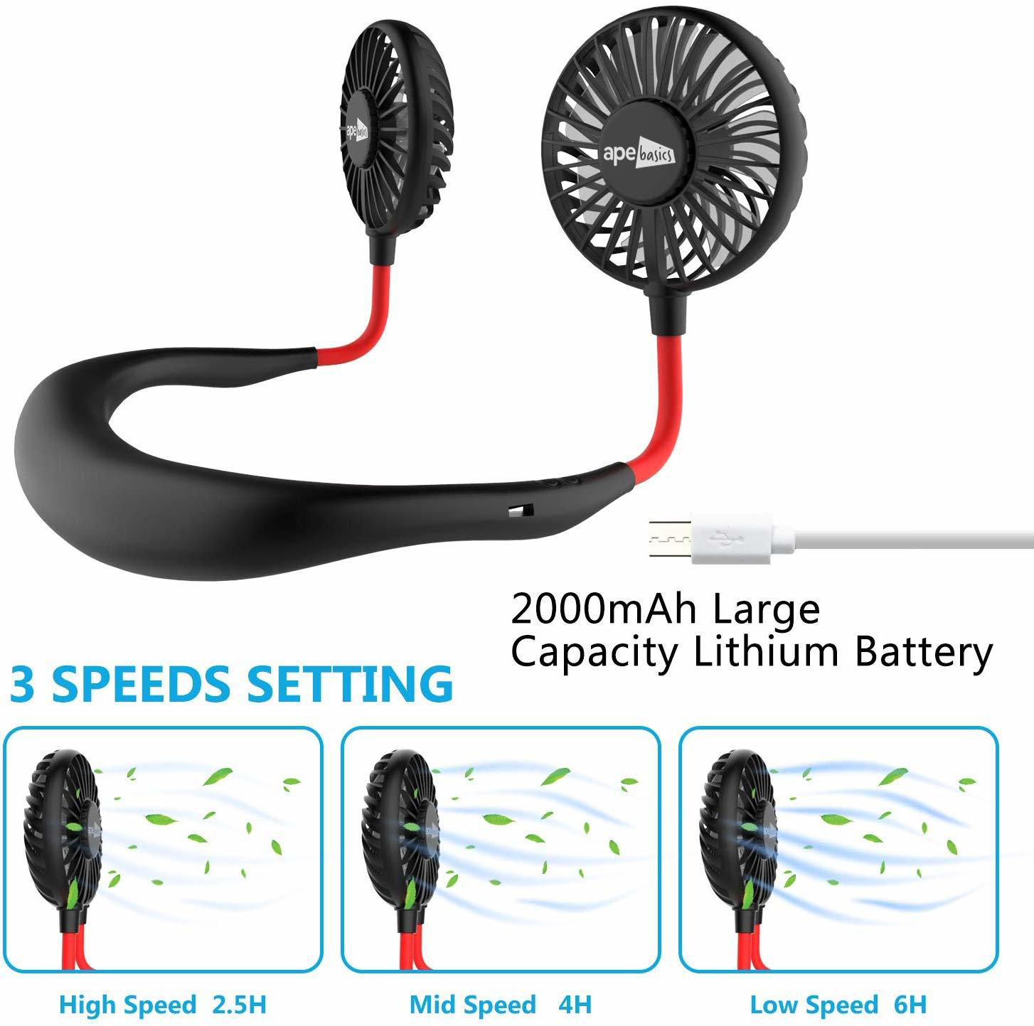 Ape Basics Mini Hand Free Neck Fan image