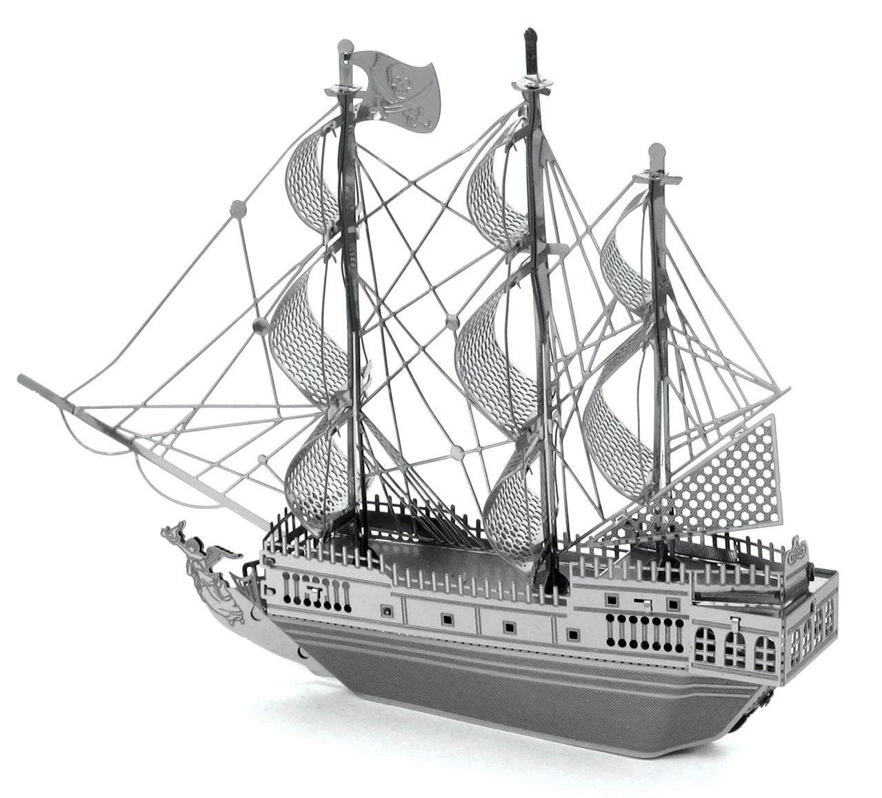 Metal Earth: Black Pearl Pirate Ship - Model Kit