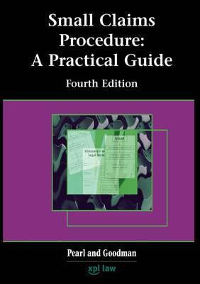 Small Claims Procedure: a Practice Guide on Paperback by Patricia Pearl