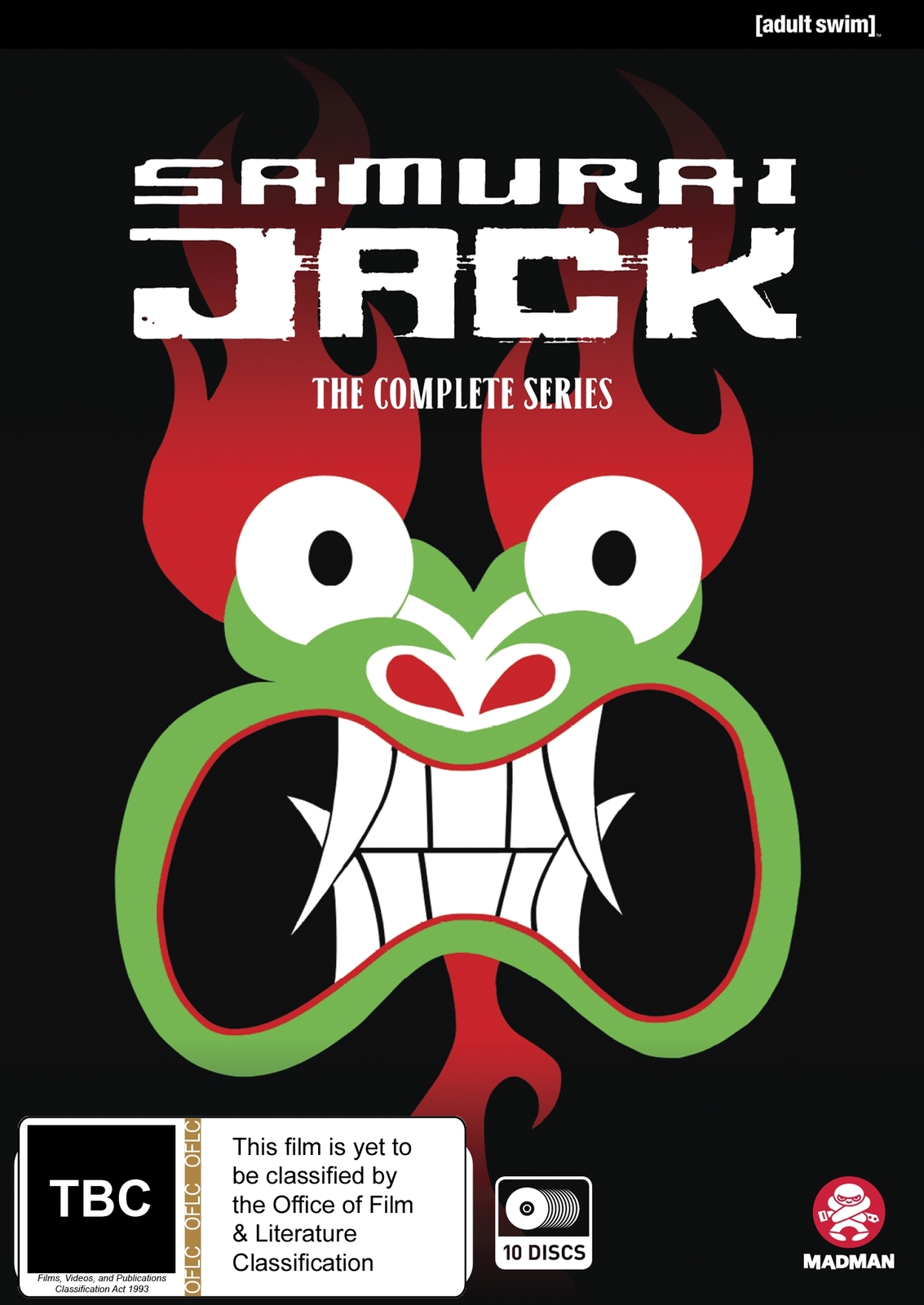 Samurai Jack - The Complete Seasons 1-5 on DVD