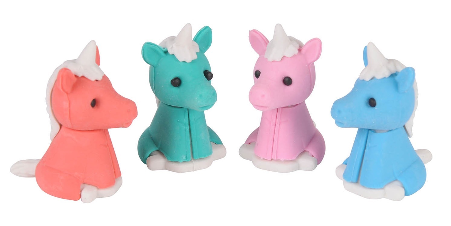 Tiger Tribe: Unicorn Eraser Set image