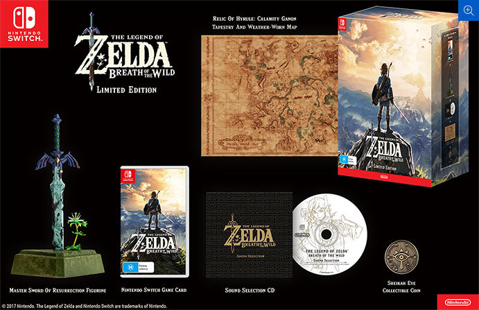 The Legend of Zelda Breath of the Wild Limited Edition for Switch image