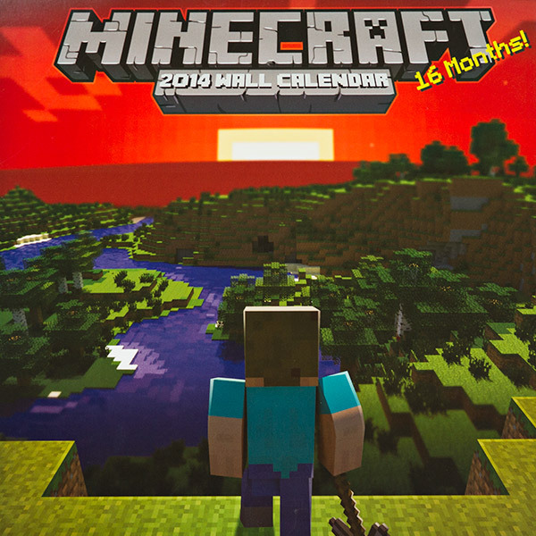 Minecraft 2014 Wall Calendar at Mighty Ape NZ