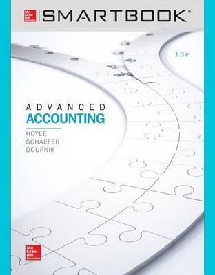 Smartbook Access Card for Advanced Accounting by Joe Ben Hoyle image