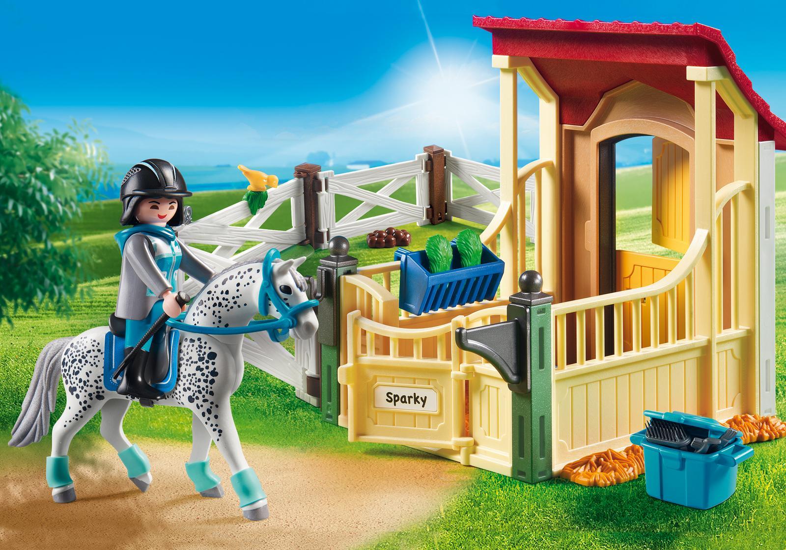 Playmobil - Horse Stable with Appaloosa (6935) image