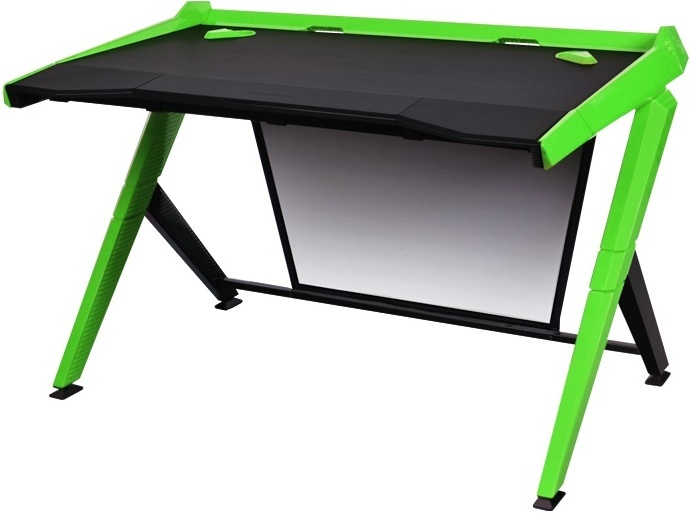 DXRacer Gaming Desk (Black & Green) for image