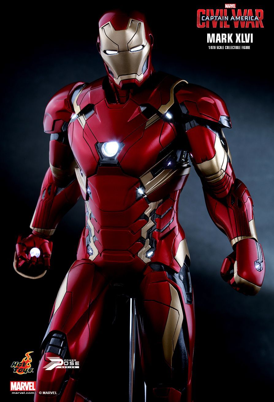 Captain America: Civil War - Iron Man Mark XLVI 1:6 Scale Figure