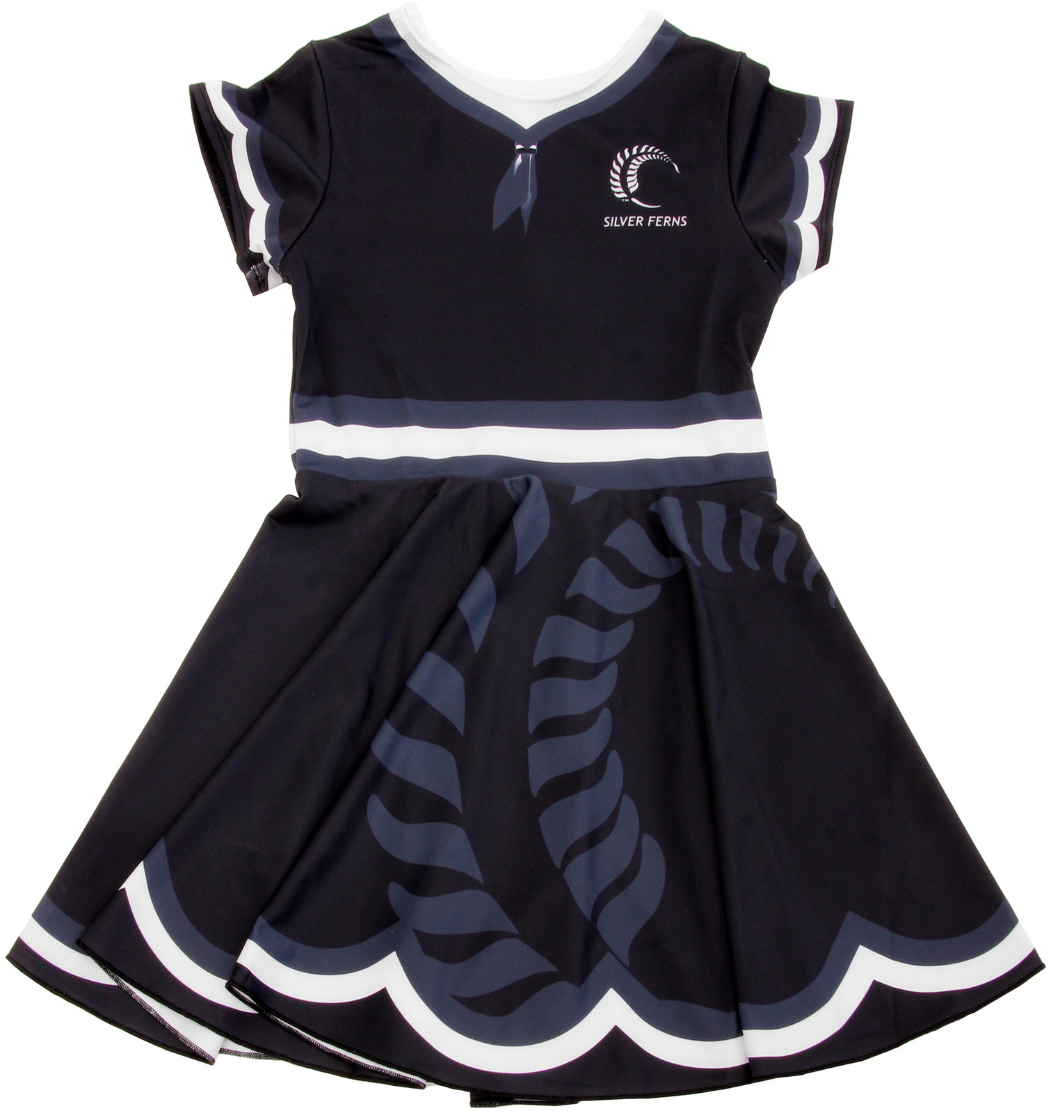 Silver Ferns Lolliboli Kids Dress - Black (Size 3) image