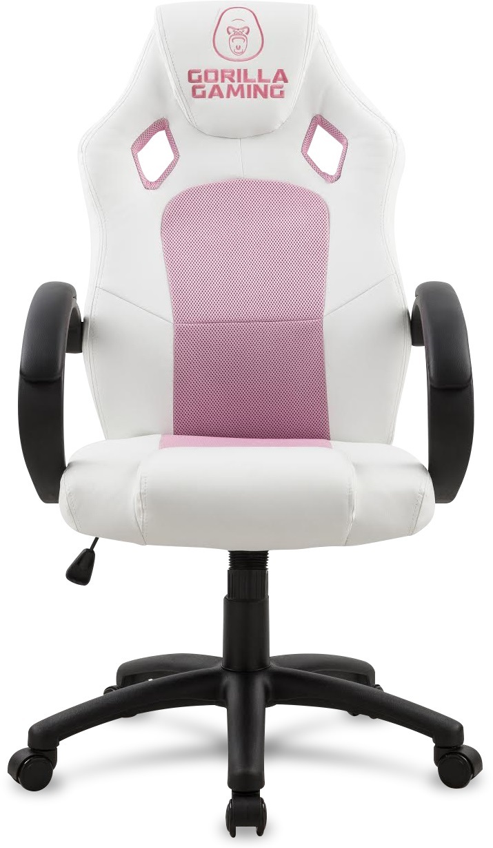 Gorilla Gaming Chair - Pink & White for image