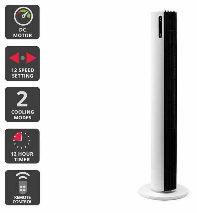 Buy Kogan DC Motor Tower Fan with Remote at Mighty Ape NZ