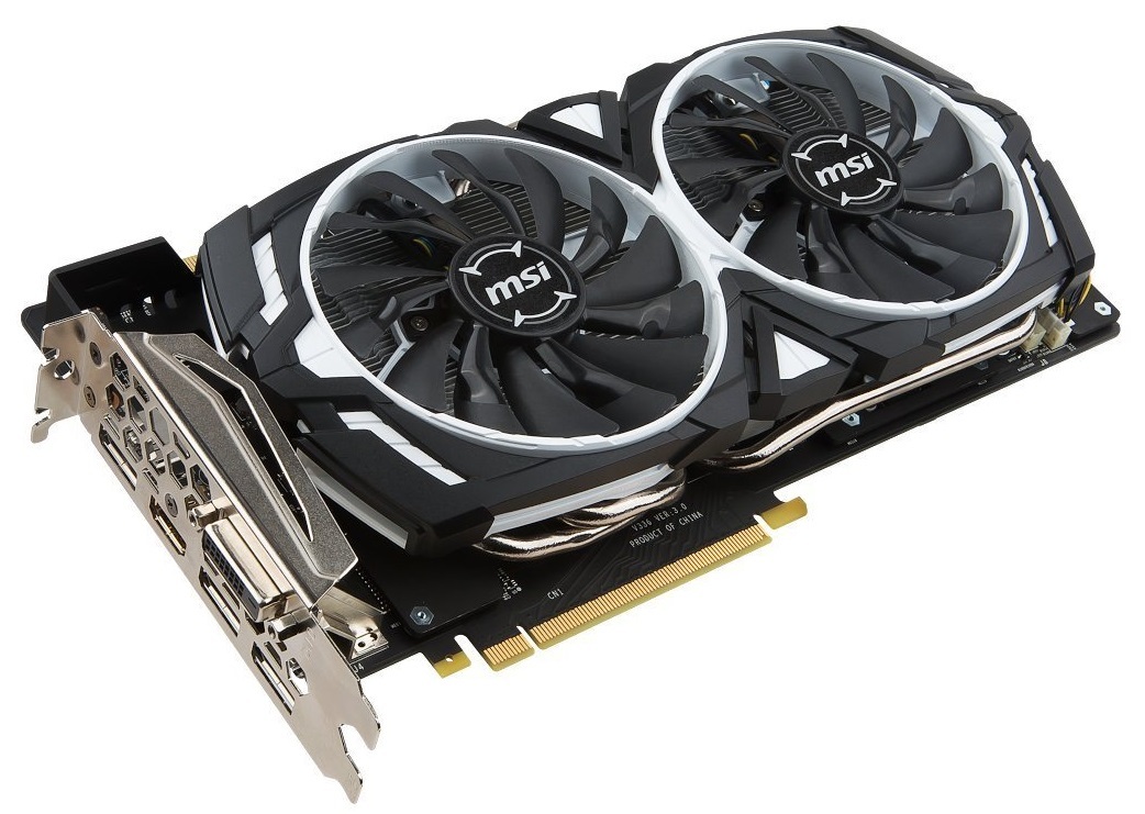 MSI GeFroce GTX 1080 Armor OC 8GB Graphics Card image