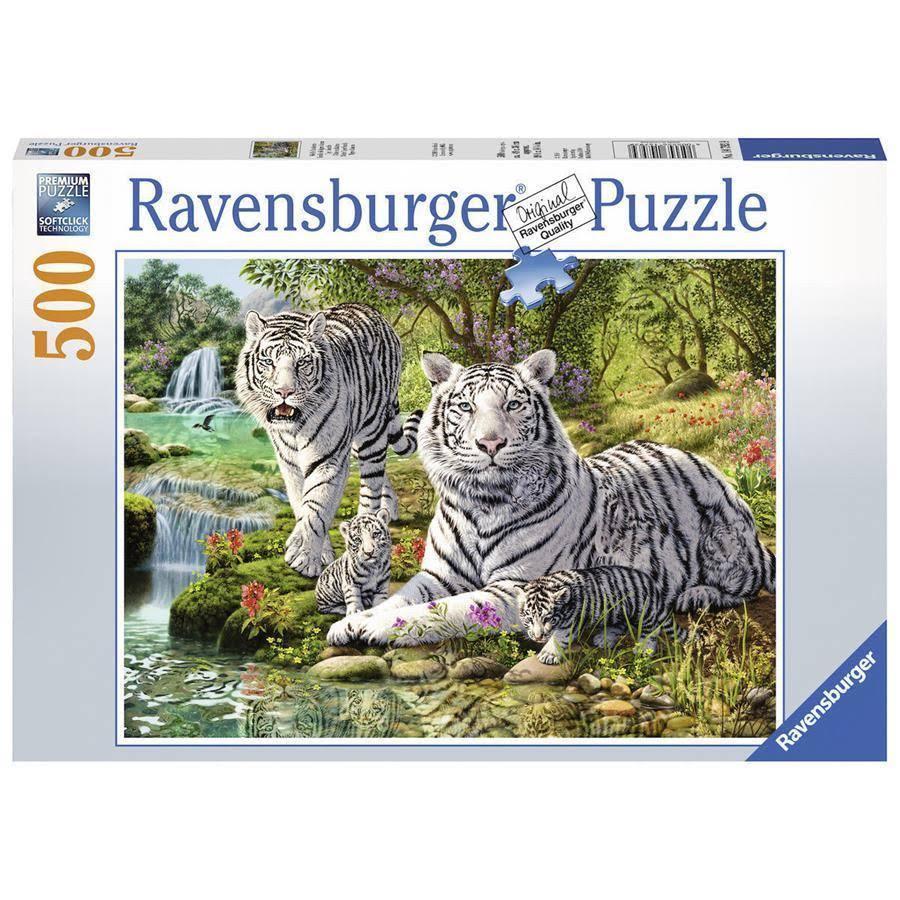 Ravensburger White Cat Puzzle 500pc Toy At Mighty Ape Australia