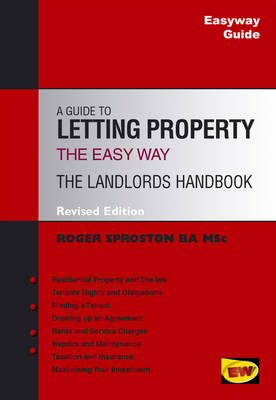 Easyway Guide to Letting Property: The Landlord's Handbook by Roger Sproston image