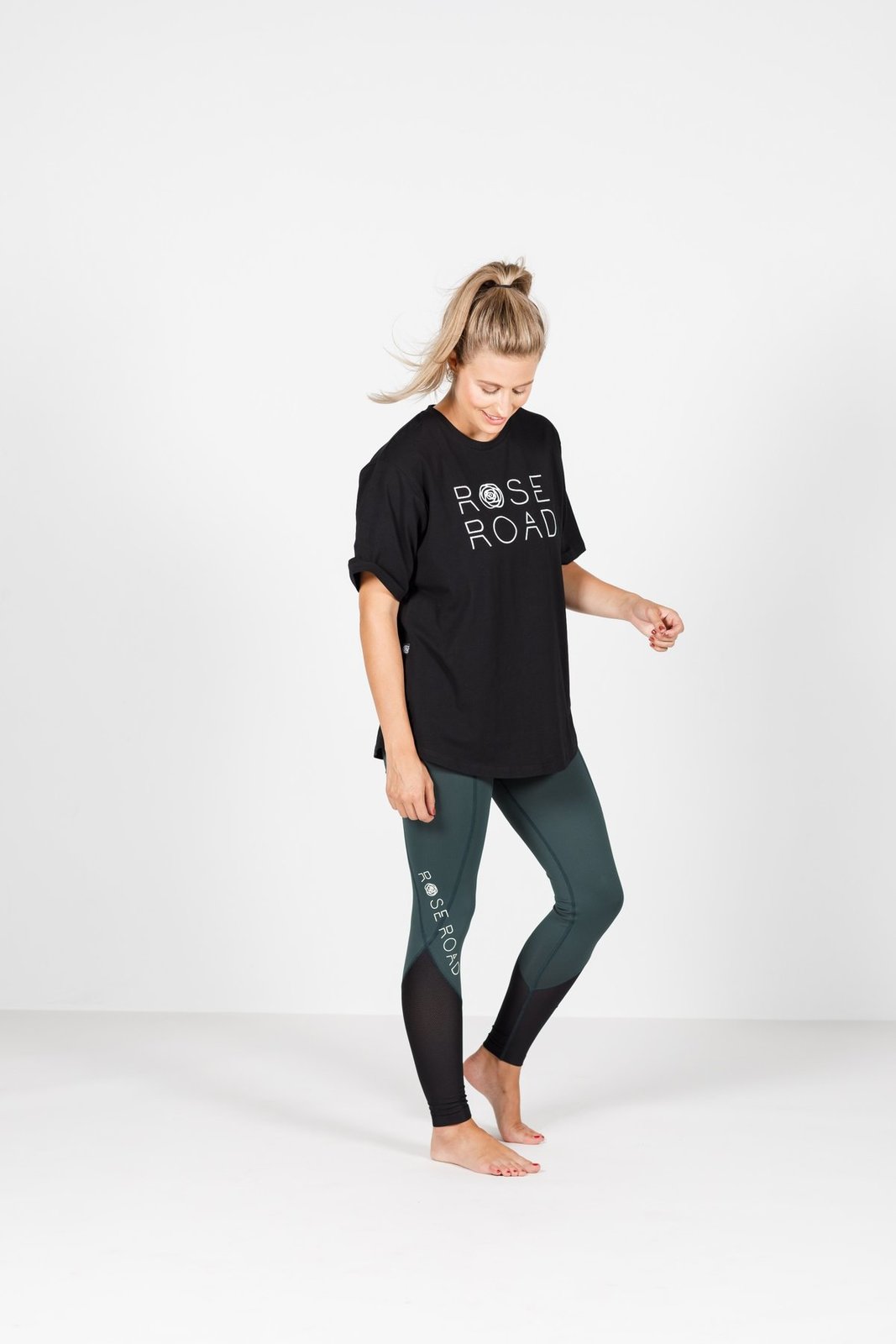 Rose Road: Tee - Black With Logo - X Small image