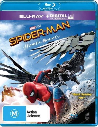 Spider-Man: Homecoming on Blu-ray, UV image