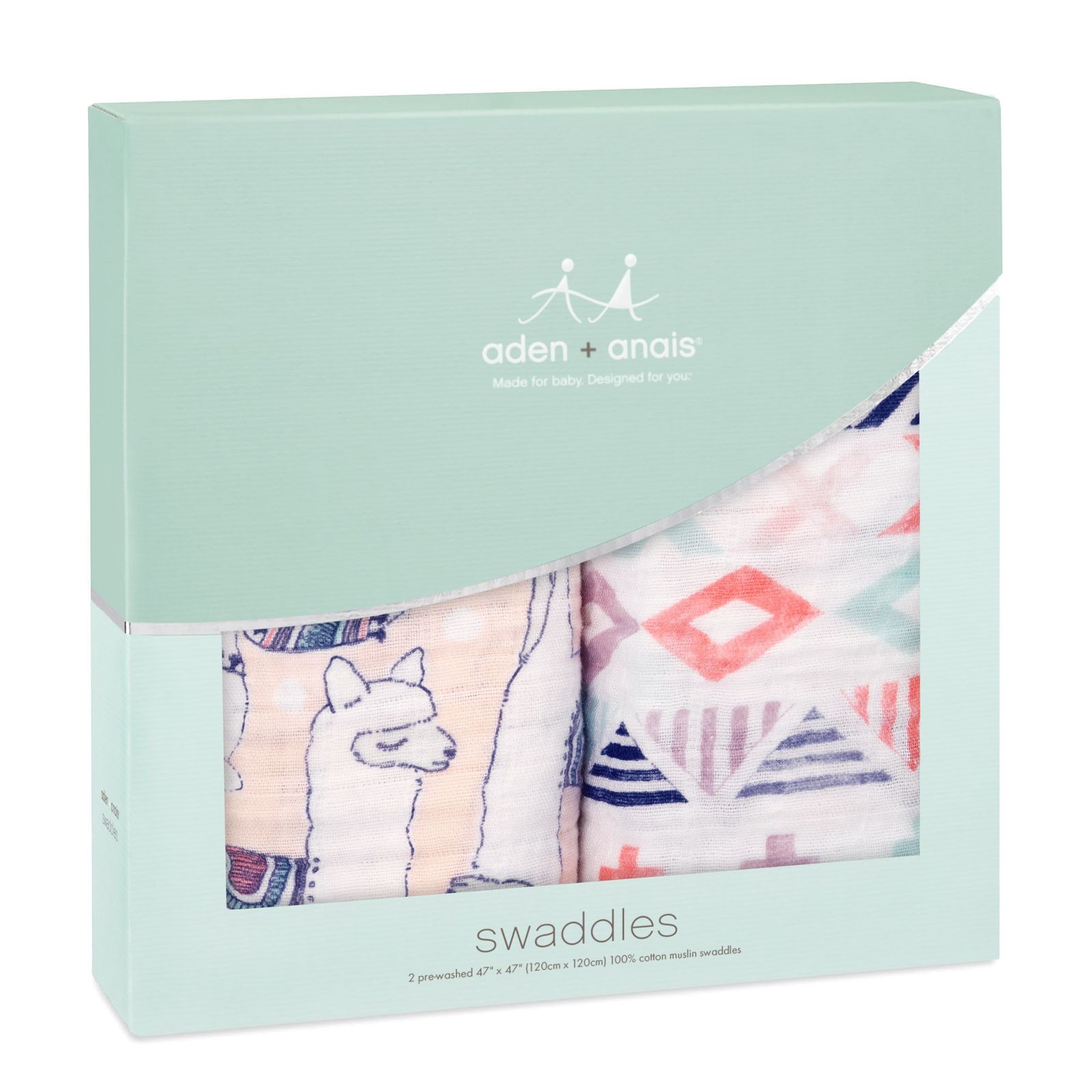 Aden + Anais: Classic Swaddle - Trail Blooms (2 Pack)