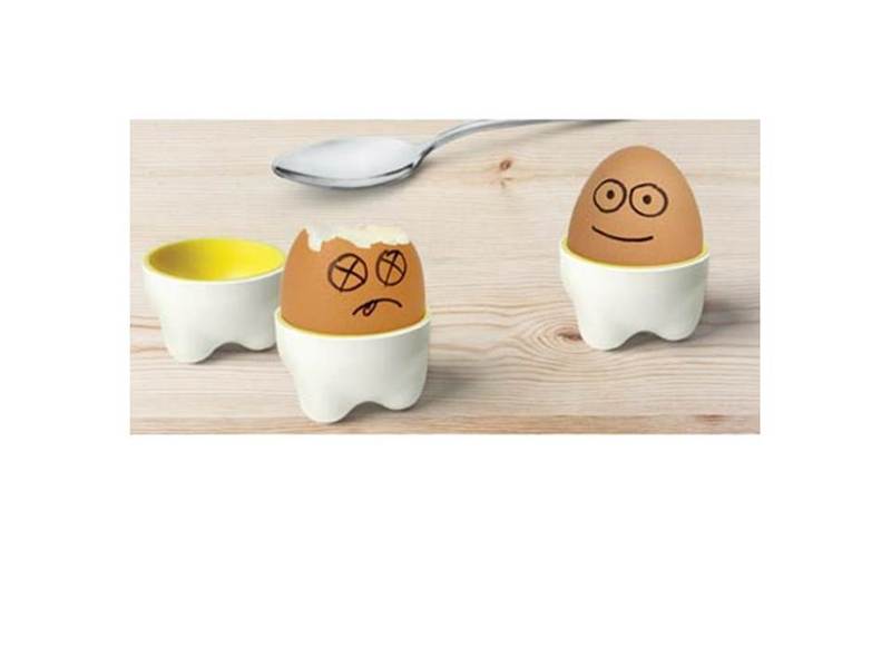 Egg Pants Egg Cups (set 2) - by Kikkerland image