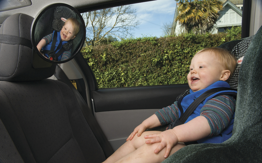 Moose Baby: See-My-Baby Back Seat Car Mirror image