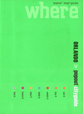 Where Orlando Popout Cityguide on Hardback