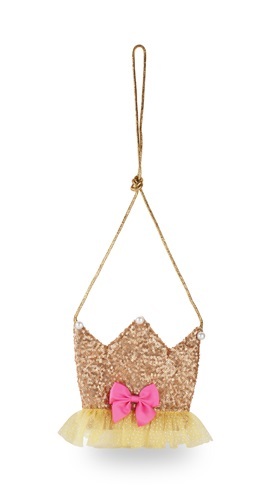 Forever Sparkle Crown Shoulder Bag - Gold image