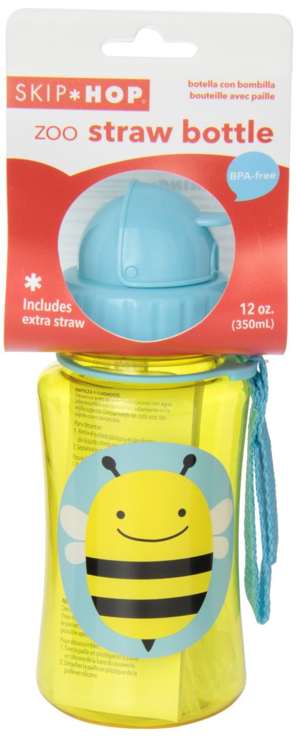 Skip Hop: Zoo Straw Bottle - Bee image