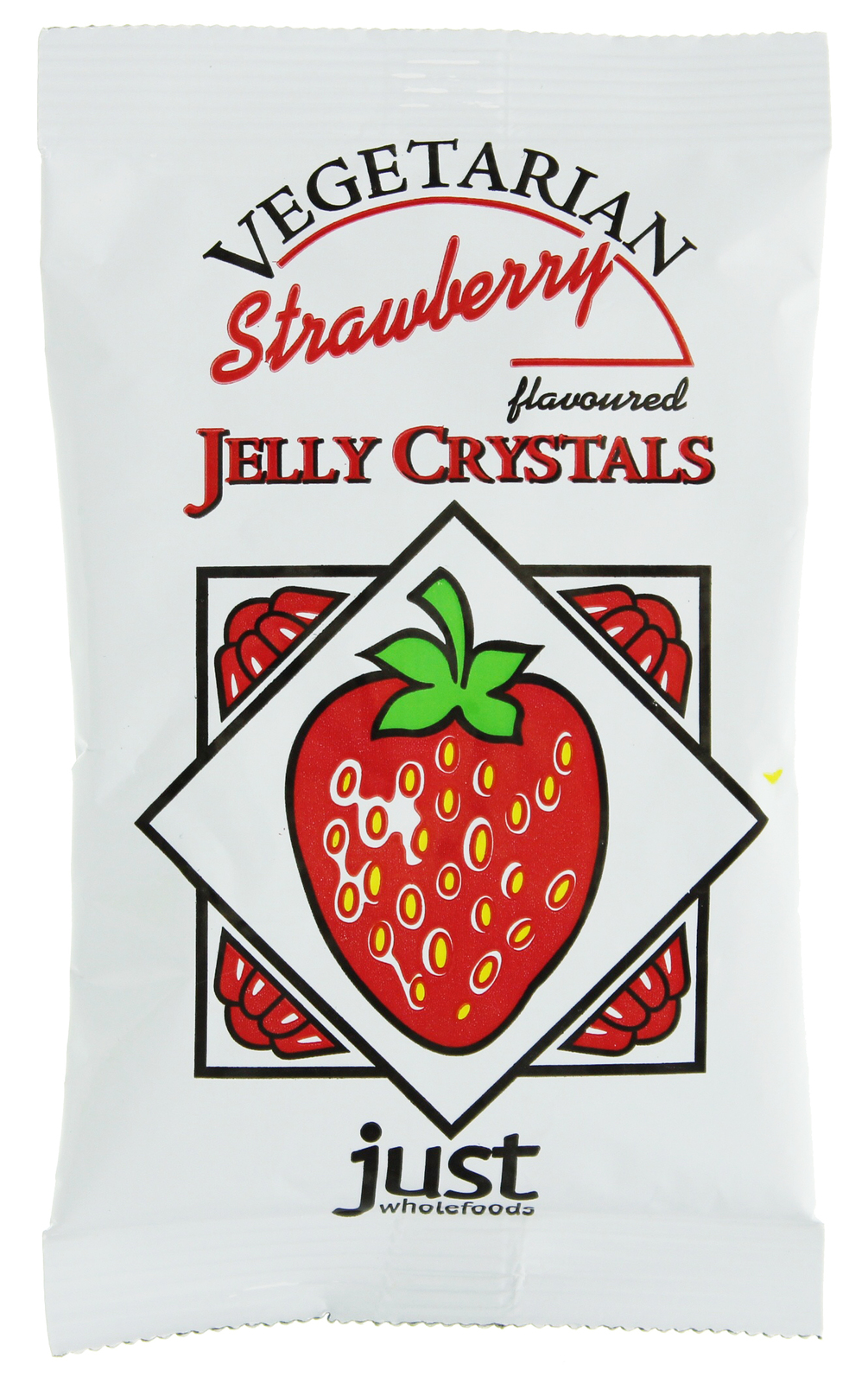 Vegan AllNatural Jelly Crystals Strawberry 85g at Mighty Ape NZ