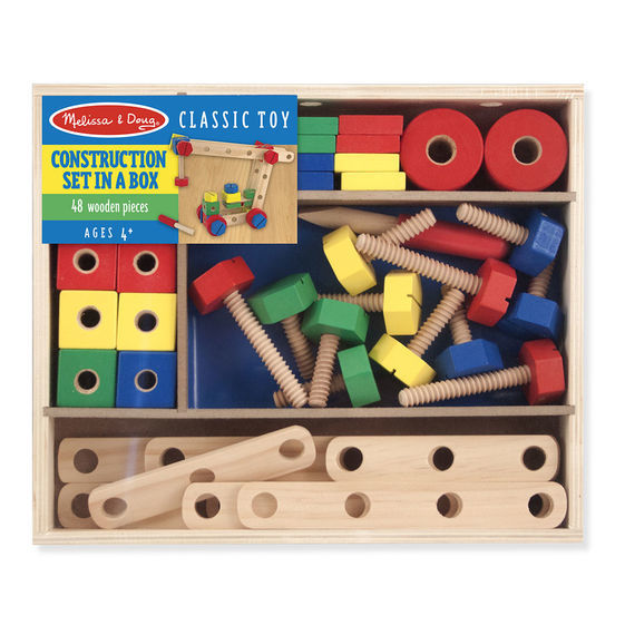 Melissa & Doug: Construction Building Set in a Box image