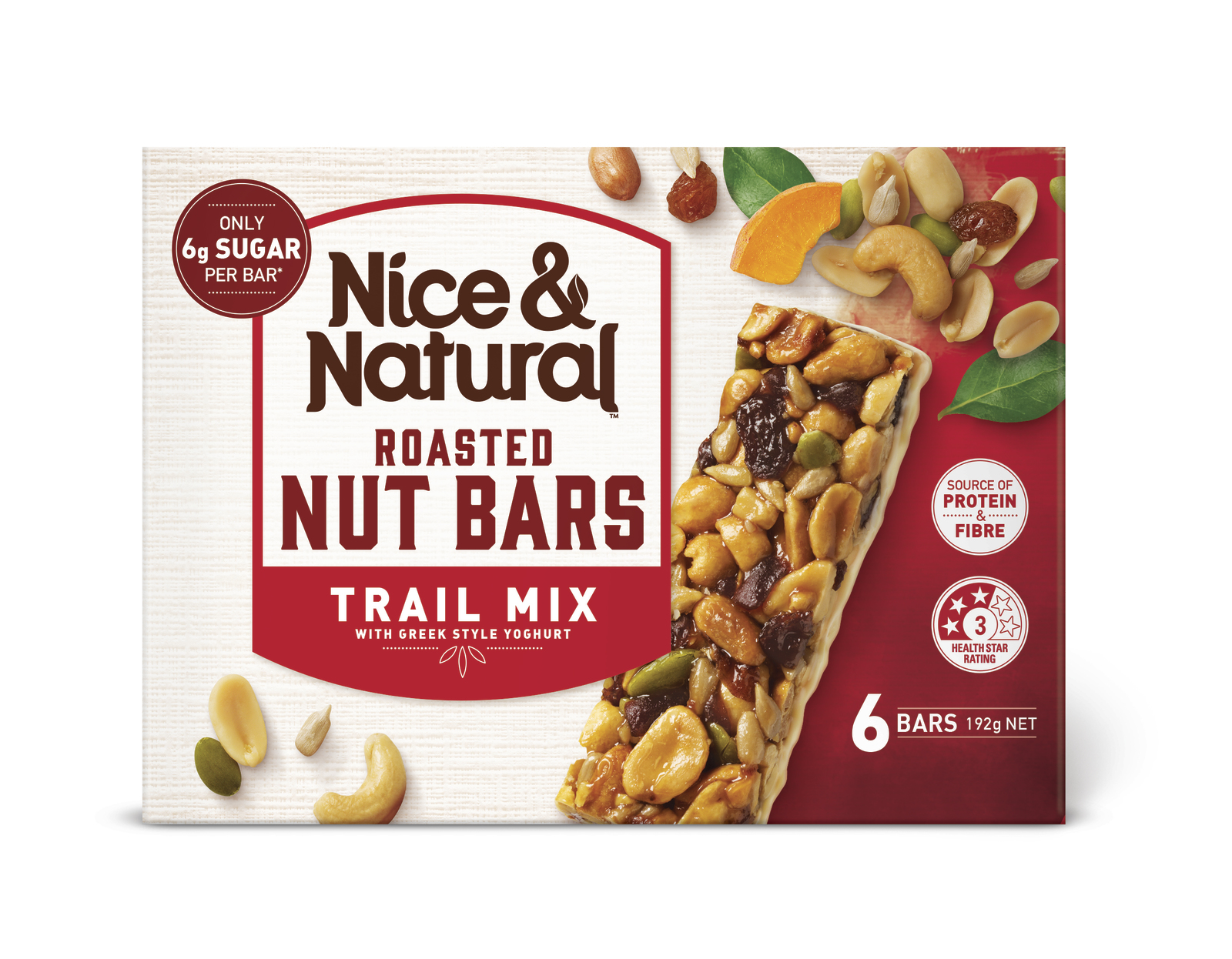 Nice & Natural Roasted Nut Bars Trail Mix at Mighty Ape NZ