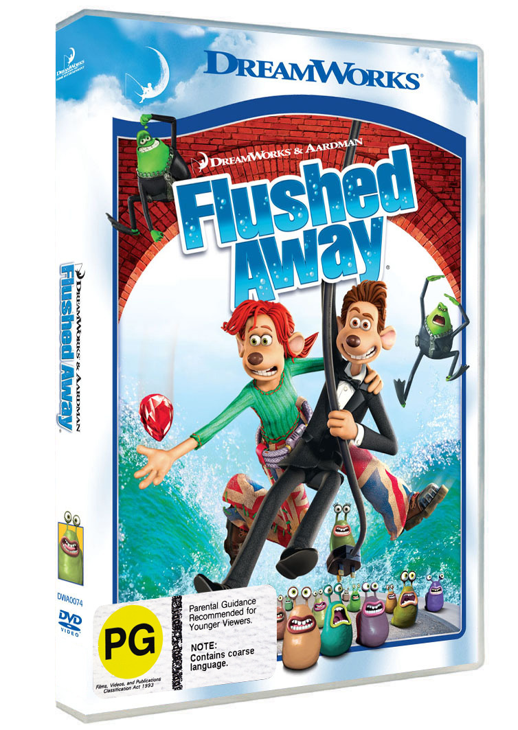 Flushed Away on DVD image