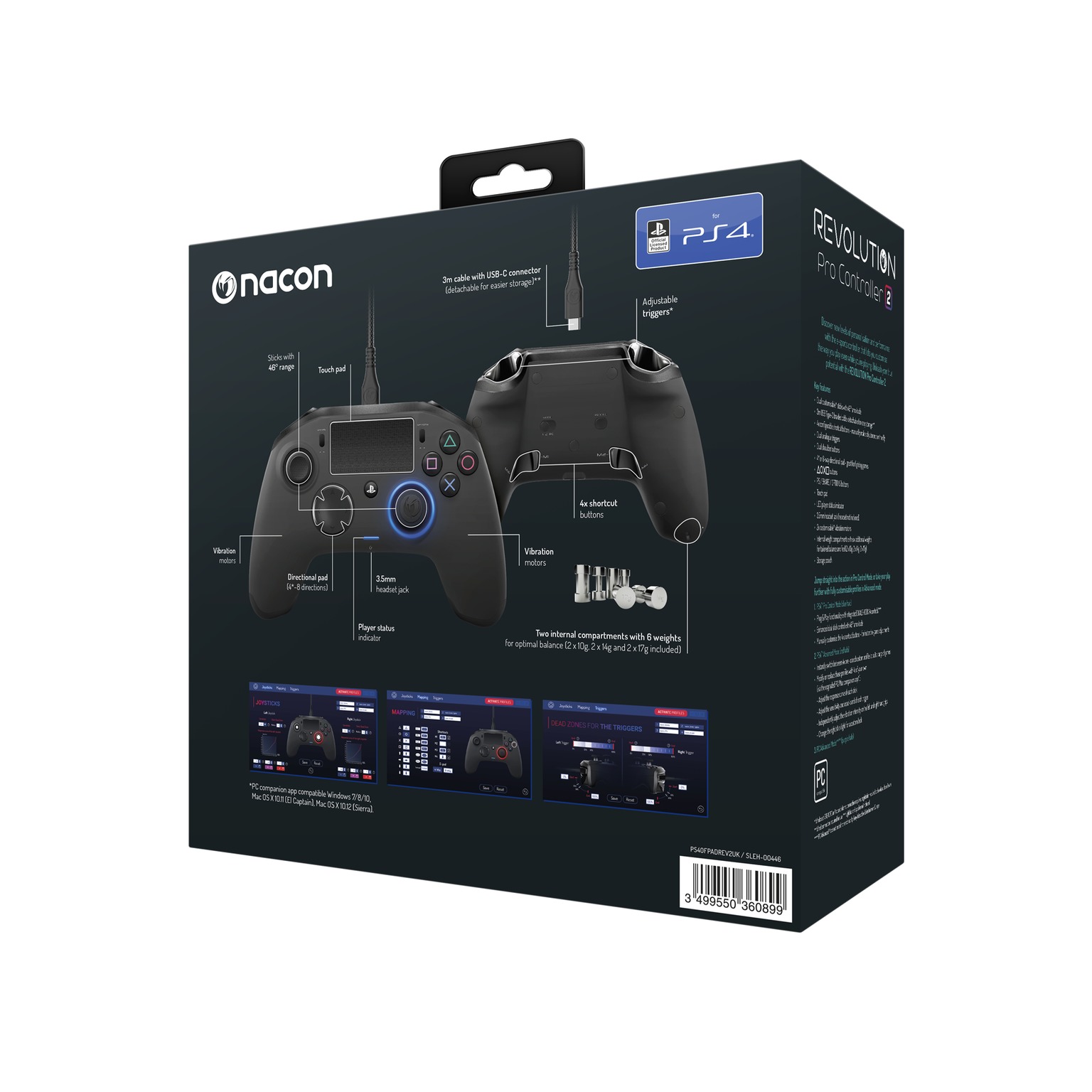 Nacon PS4 Revolution Pro Gaming Controller v2 image