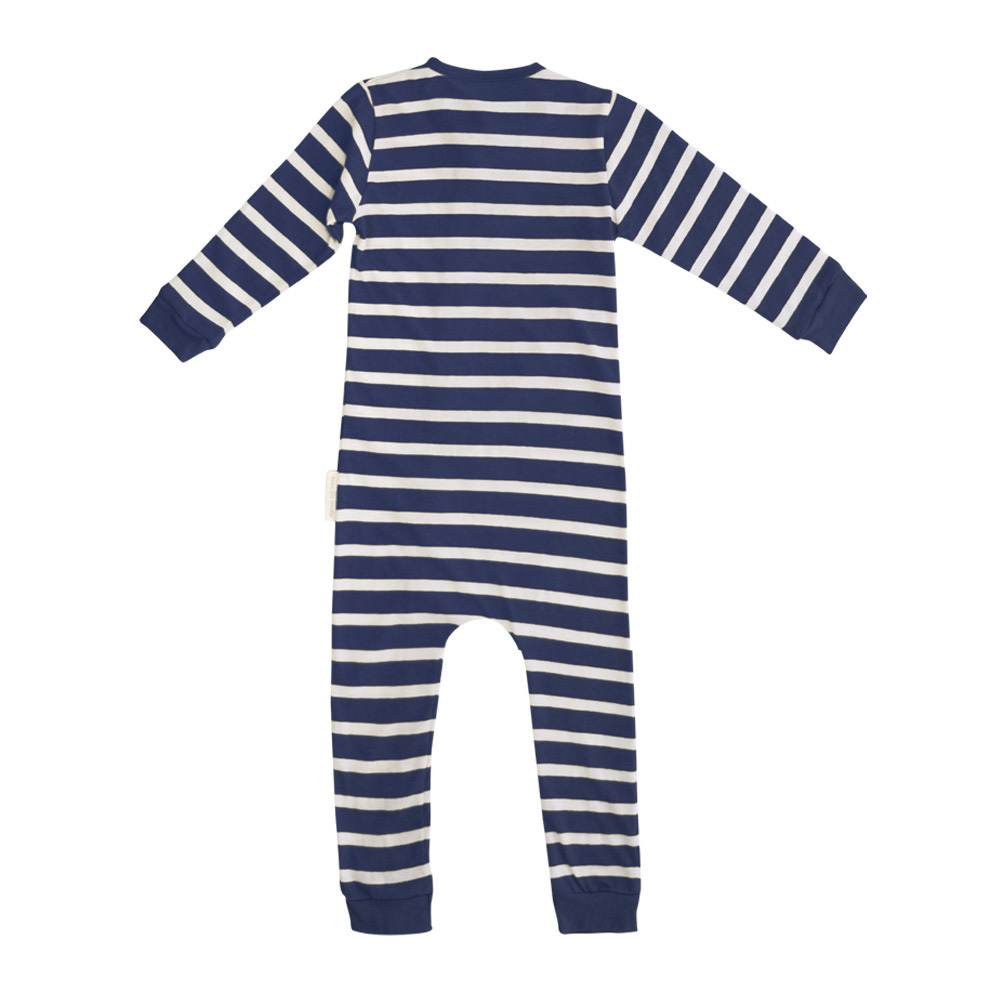 Woolbabe: Merino Organic Cotton PJ Suit - Midnight (3-6 Months) image