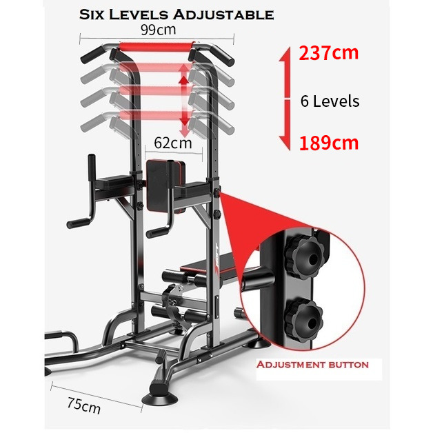 Ape Style All-In-One Pull Up Power Tower Home Gym