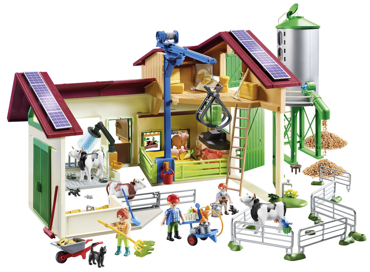 playmobil farm animals