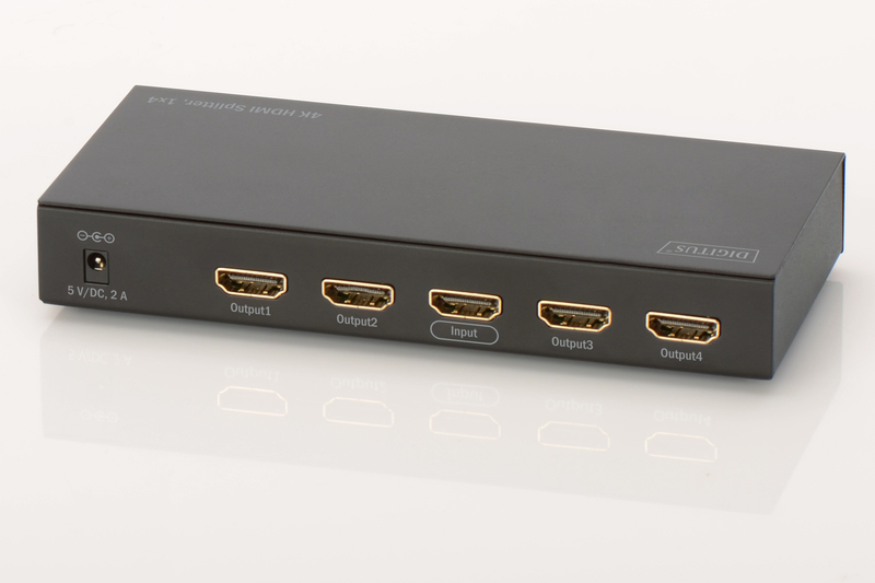 Digitus 4K HDMI 4-Way Powered Splitter