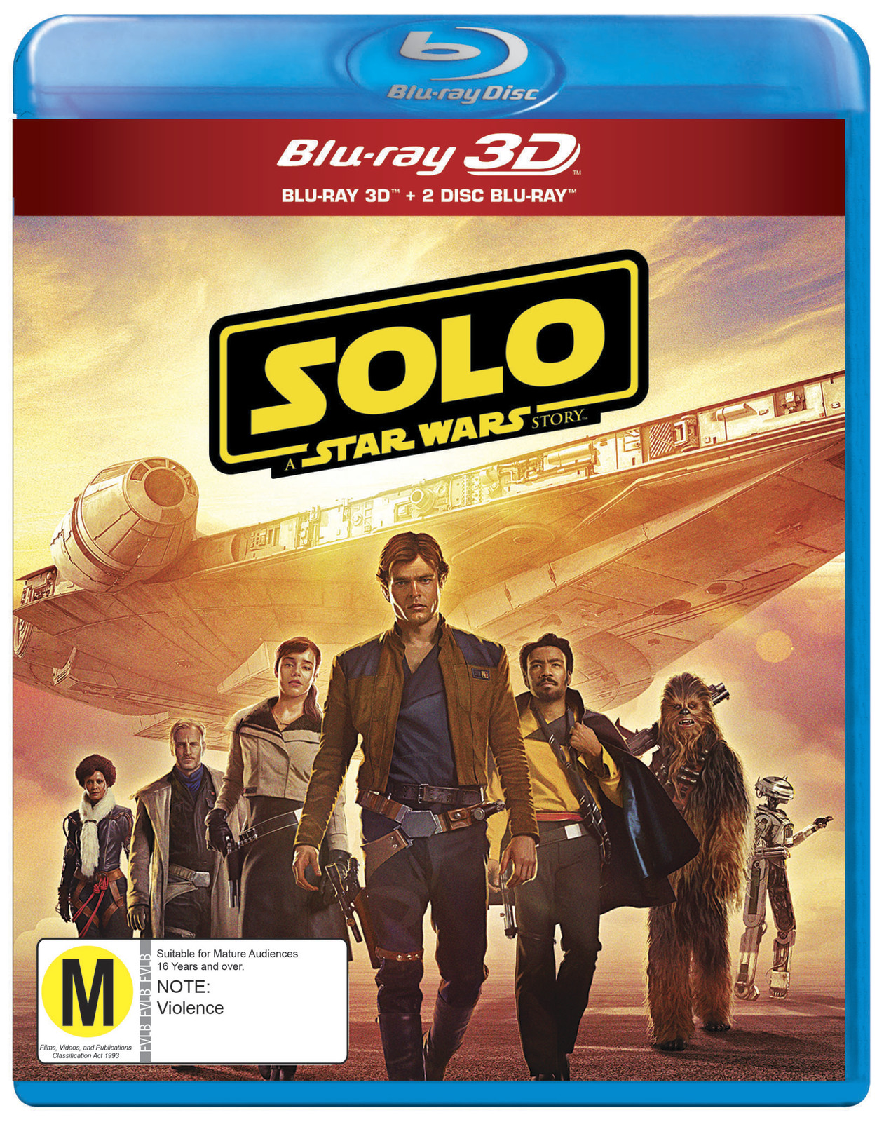 Solo: A Star Wars Story on 3D Blu-ray