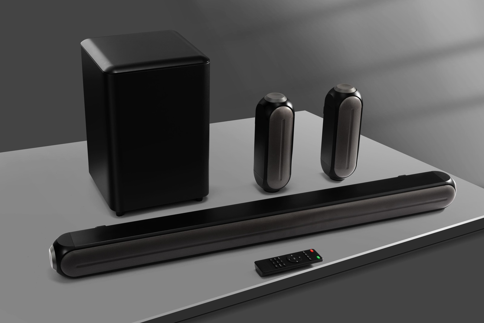 Kogan 5.1Ch 230W Dolby Soundbar with Subwoofer & Rear Speakers at