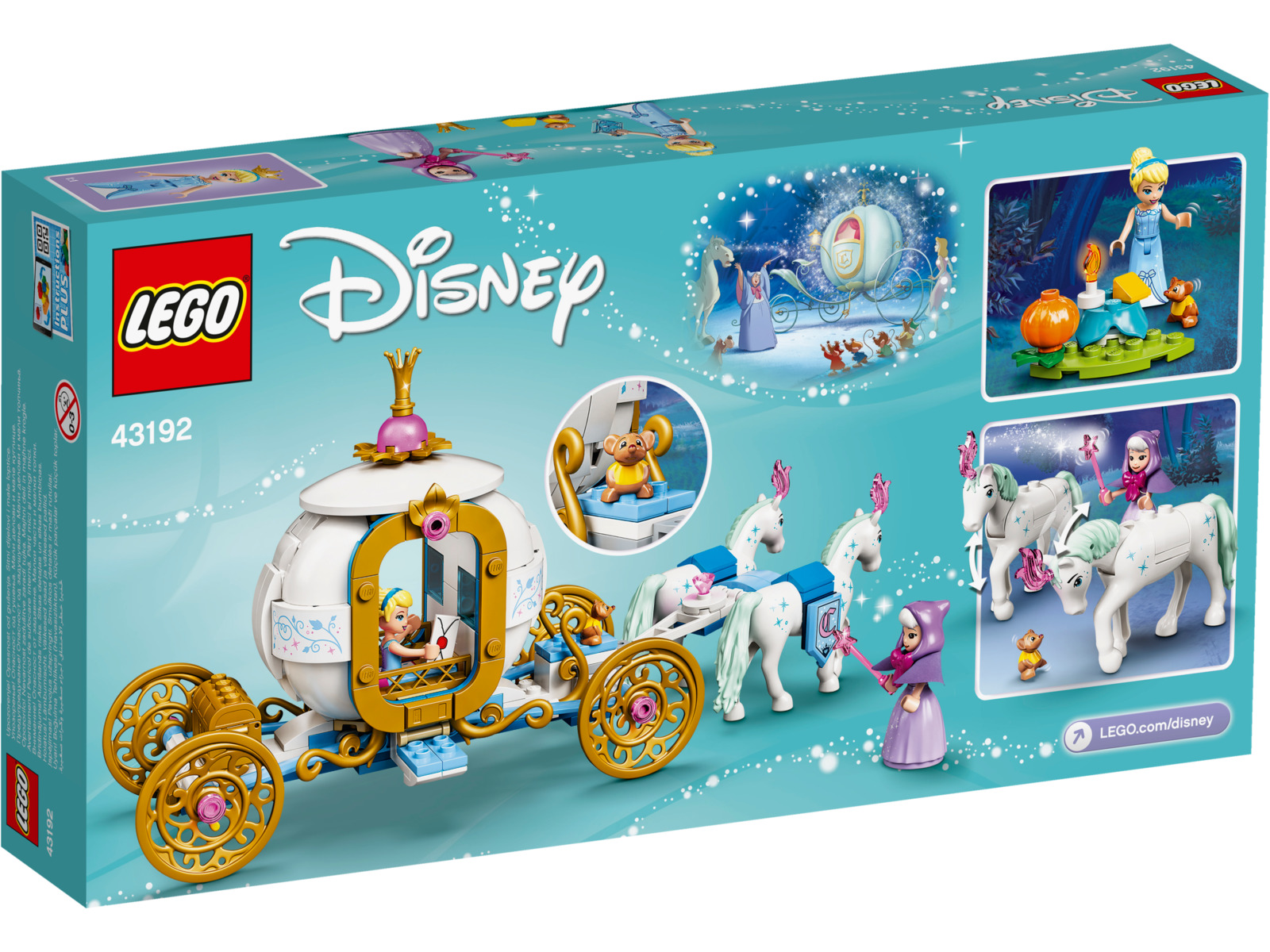 Buy LEGO Disney Cinderella’s Royal Carriage at Mighty Ape NZ