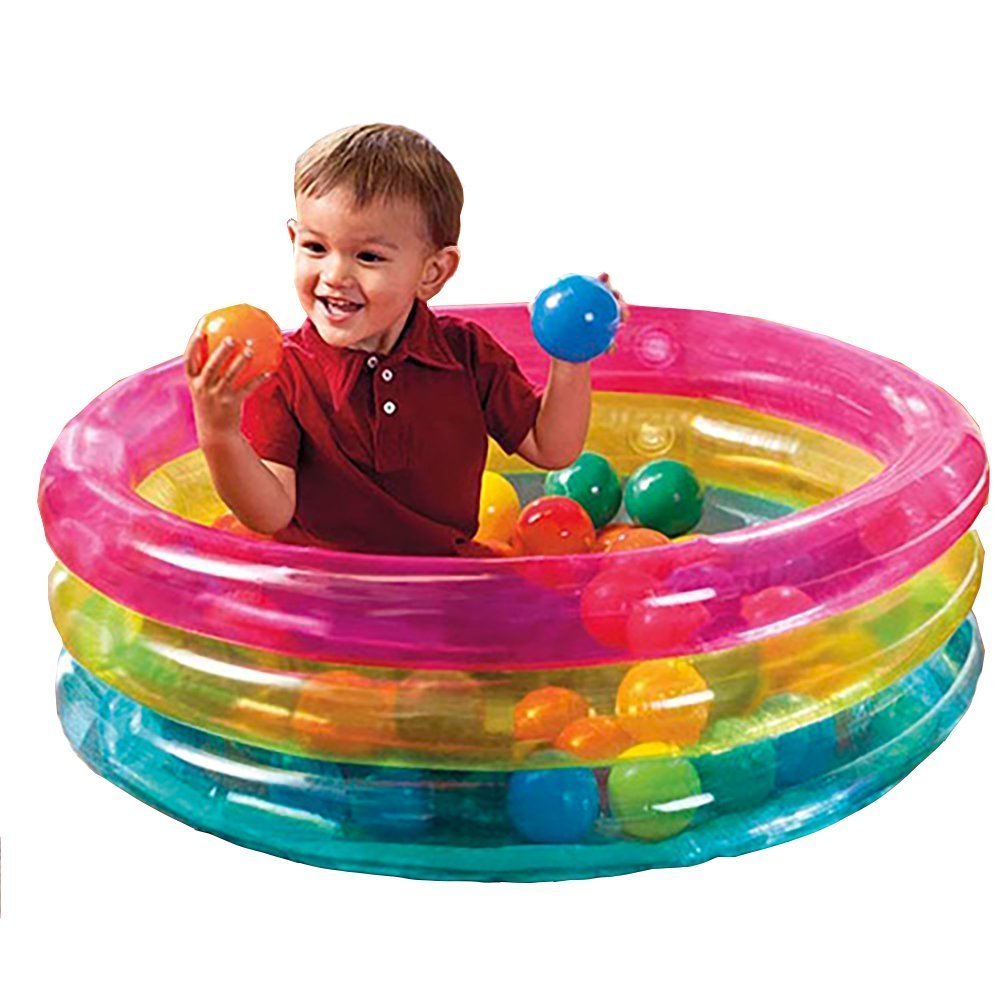 Classic 3-ring baby ball pit image